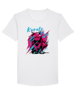 karate magenta Tricou mânecă scurtă guler larg Bărbat Skater