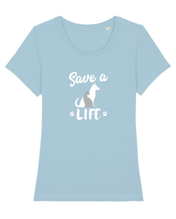 Save a life Sky Blue