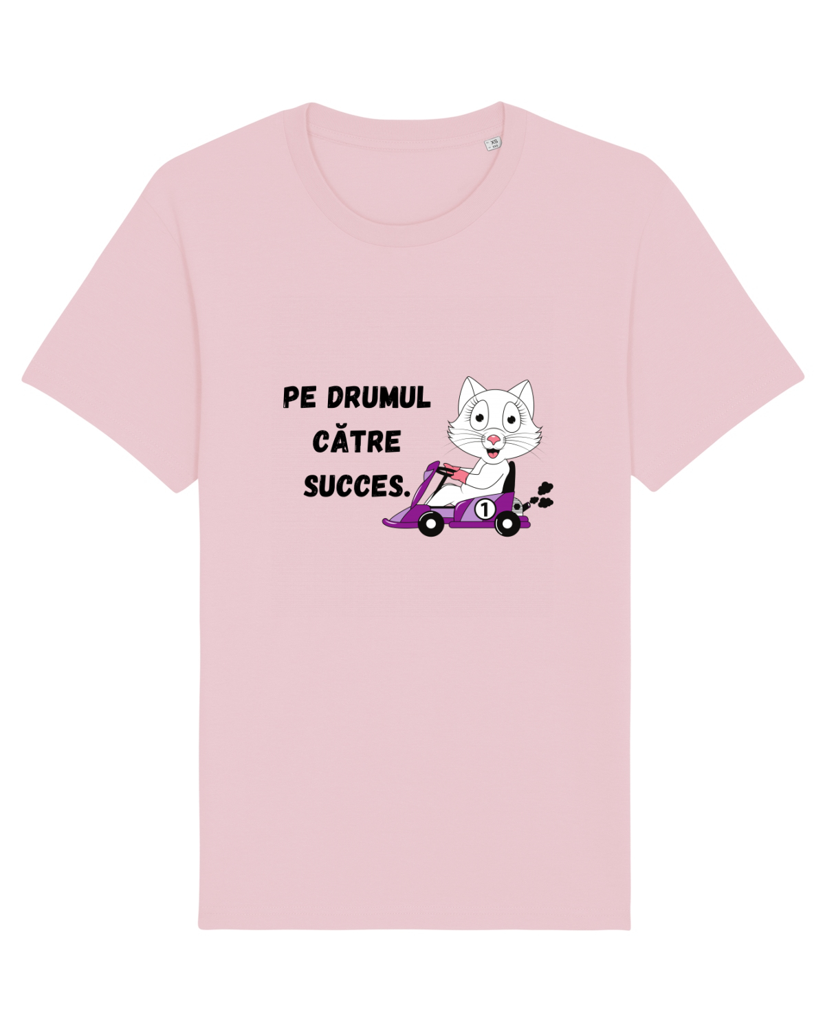 Tricou mânecă scurtă Unisex Rocker Cotton Pink