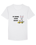 PE DRUMUL CĂTRE SUCCES V3 Tricou mânecă scurtă guler larg Bărbat Skater