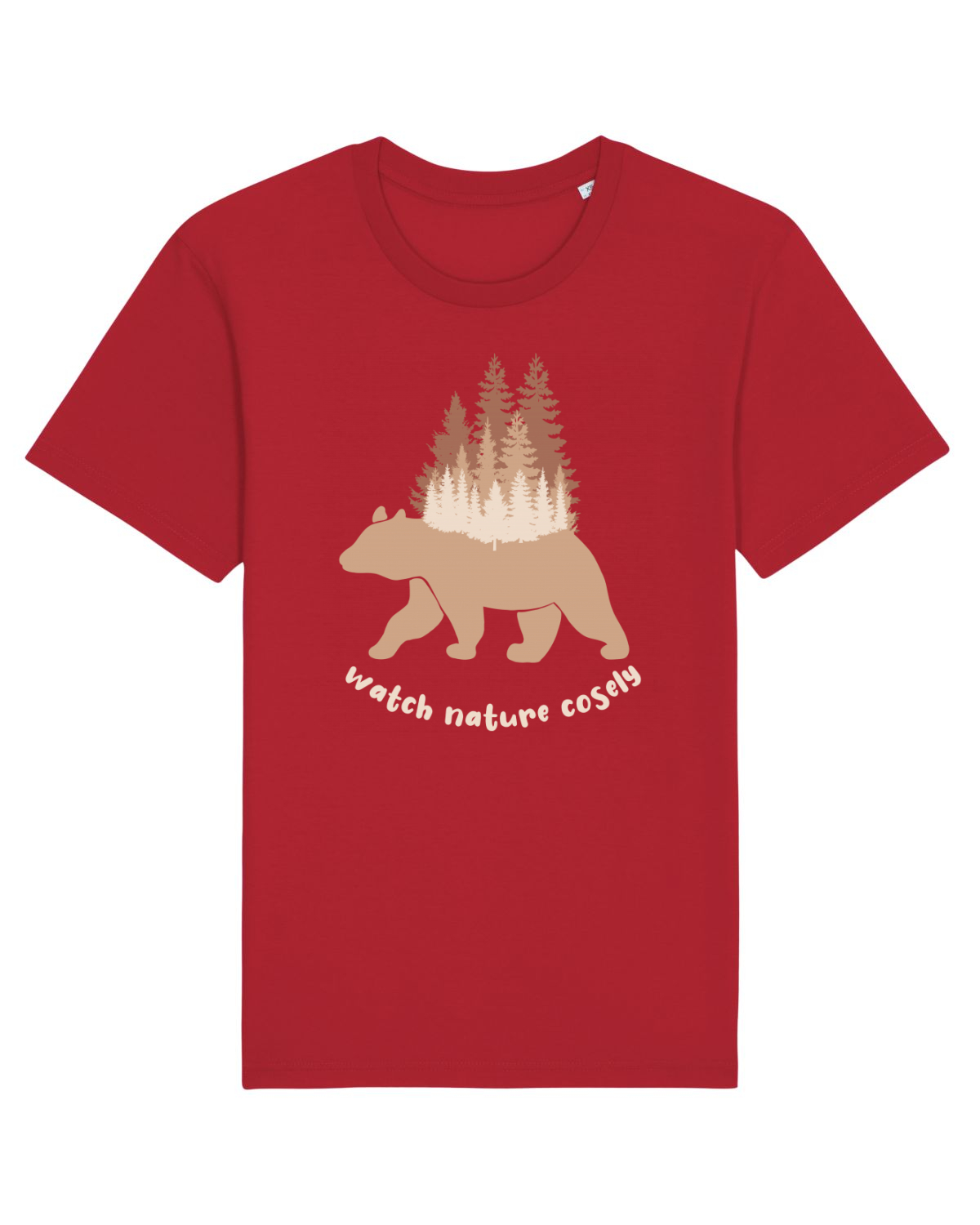 Tricou mânecă scurtă Unisex Rocker Red