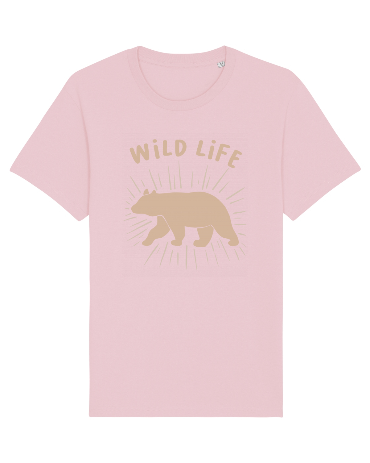 Tricou mânecă scurtă Unisex Rocker Cotton Pink