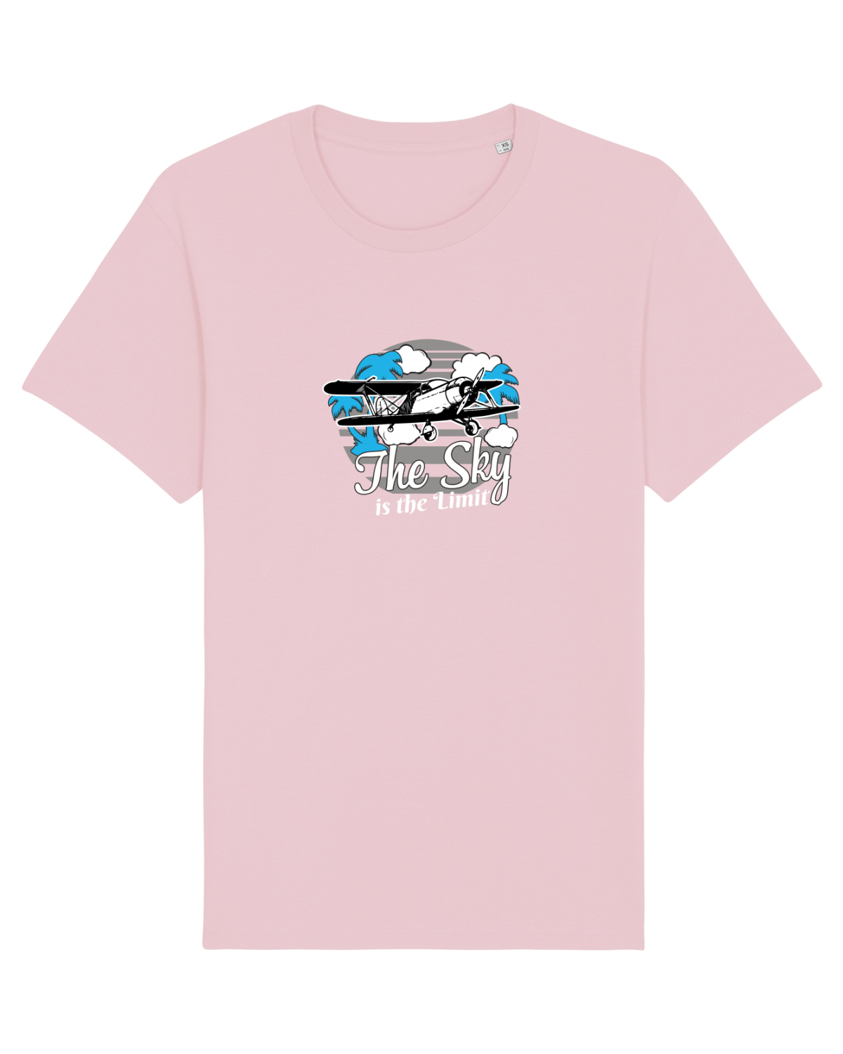 Tricou mânecă scurtă Unisex Rocker Cotton Pink