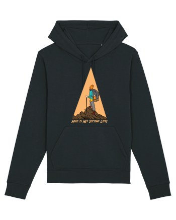 Hike is My Second Life! Black