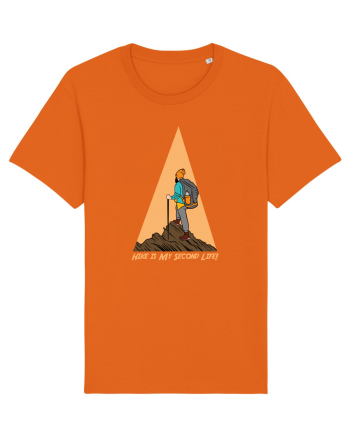 Hike is My Second Life! Bright Orange
