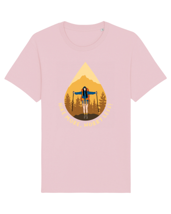 Hike More, Worry Less Cotton Pink