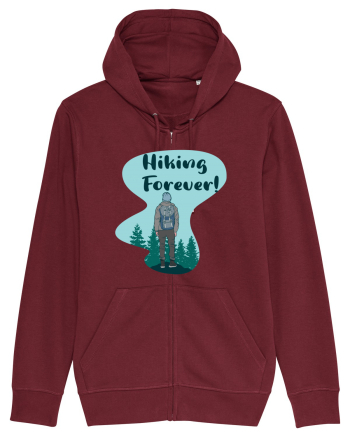 Hiking Forever! Burgundy