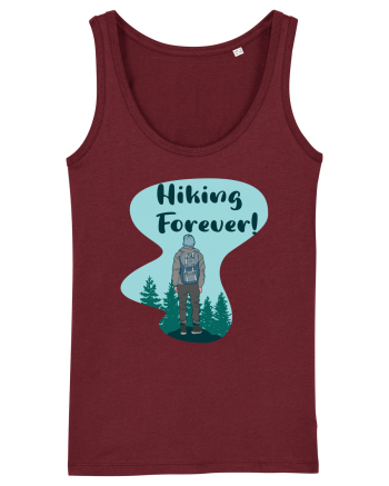 Hiking Forever! Burgundy