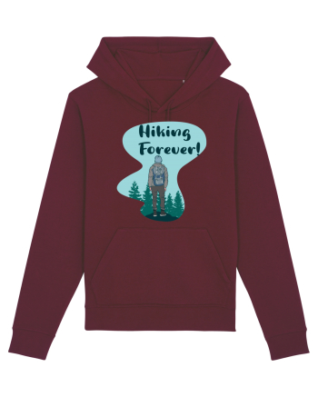 Hiking Forever! Burgundy