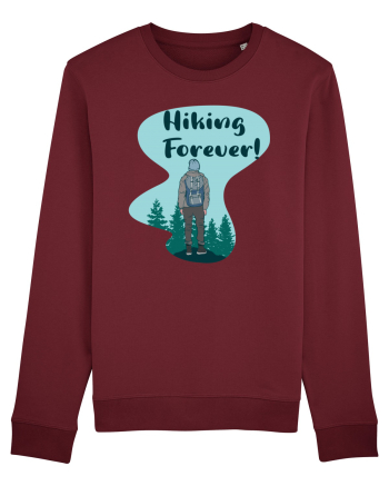 Hiking Forever! Burgundy