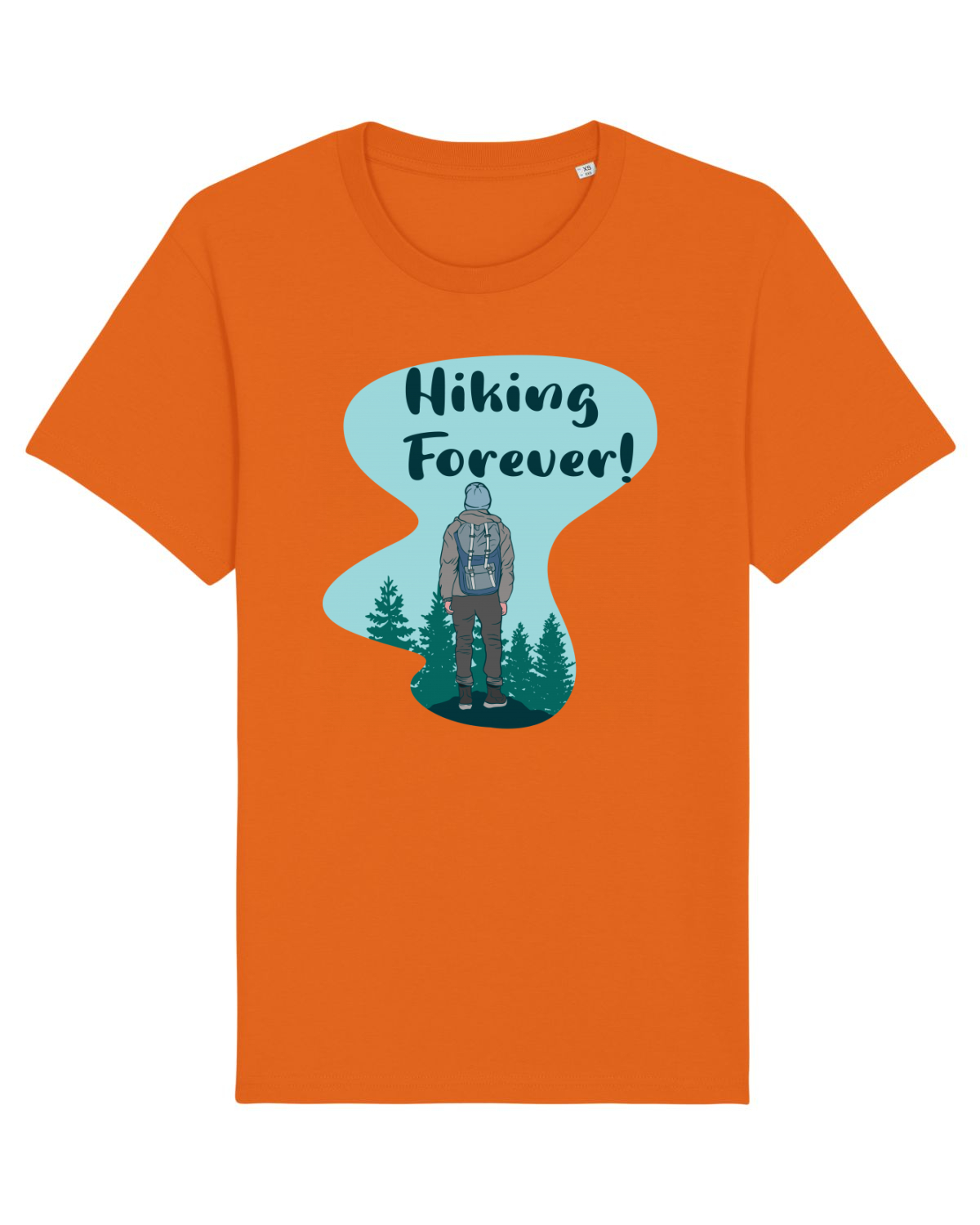 Tricou mânecă scurtă Unisex Rocker Bright Orange