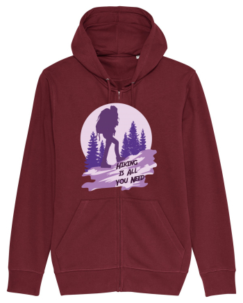 Hiking is All You Need Burgundy