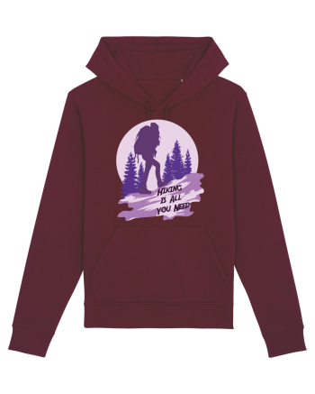 Hiking is All You Need Burgundy