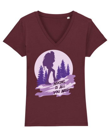 Hiking is All You Need Burgundy