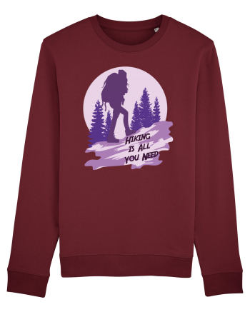 Hiking is All You Need Burgundy