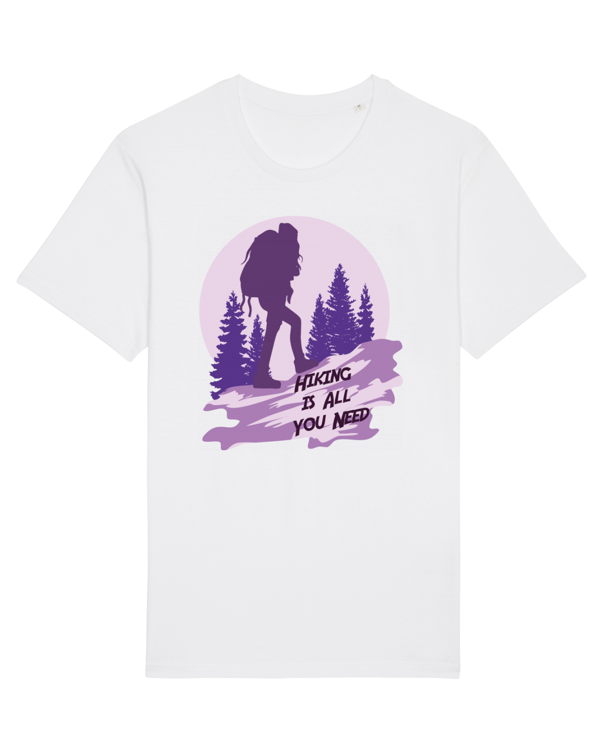Tricou mânecă scurtă Unisex Rocker White