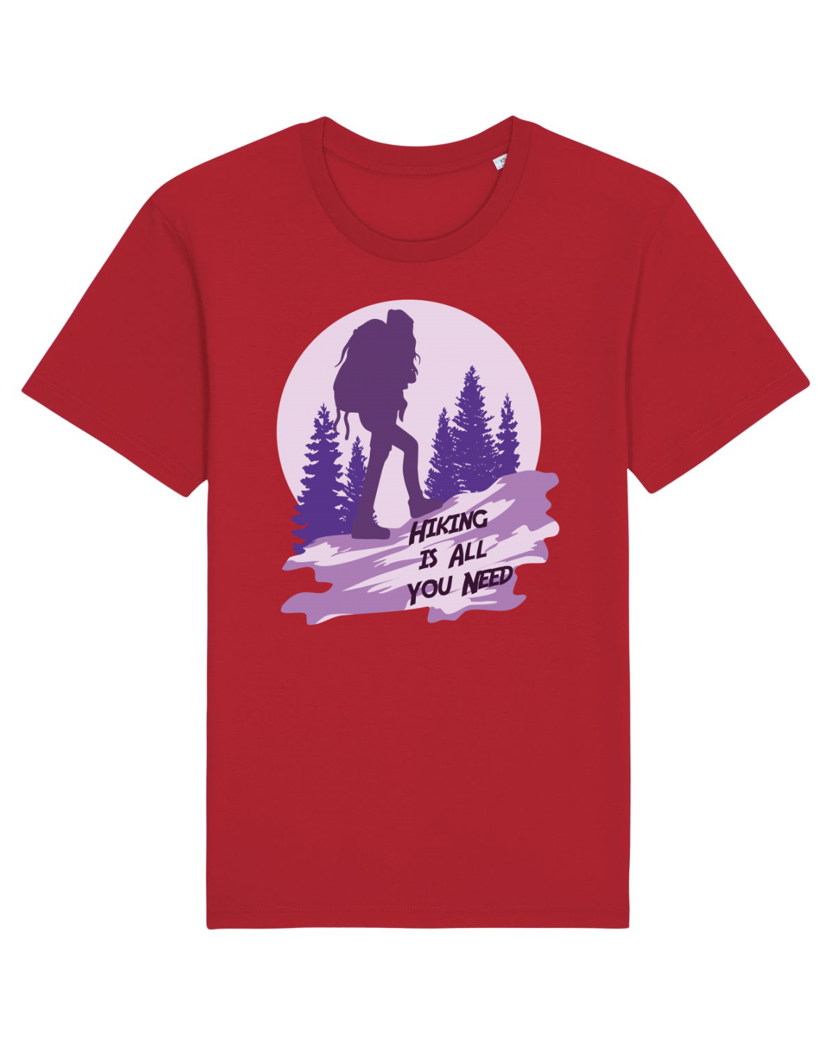 Tricou mânecă scurtă Unisex Rocker Red