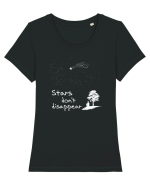 Stars don't disappear Tricou mânecă scurtă guler larg fitted Damă Expresser