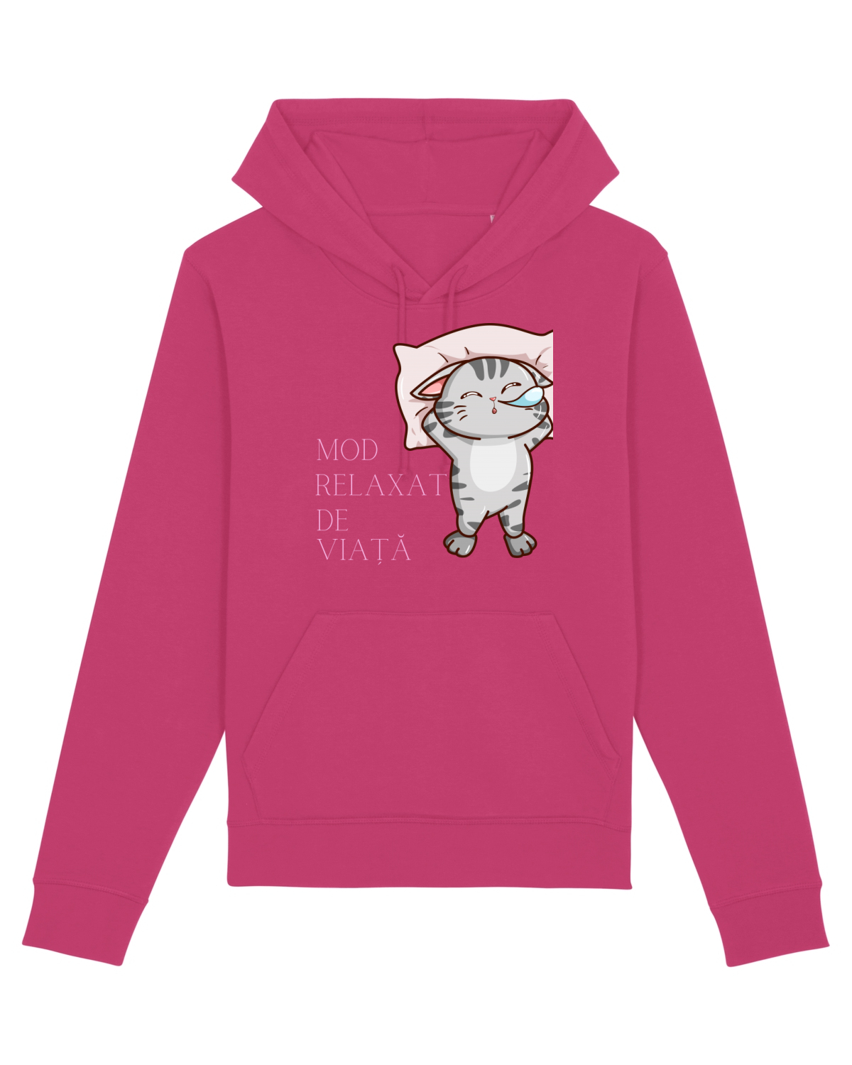 Hanorac Unisex Drummer Raspberry