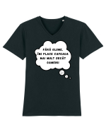 FĂRĂ GLUME - ÎMI PLACE CAFEAUA Tricou mânecă scurtă guler V Bărbat Presenter