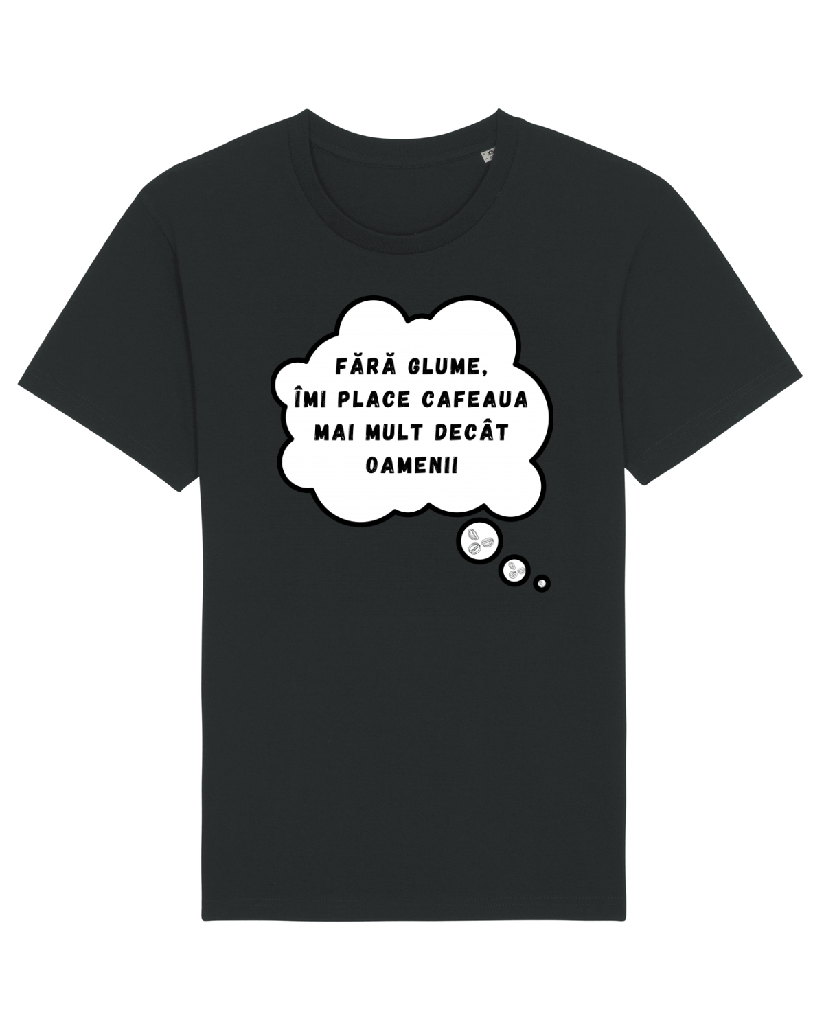 Tricou mânecă scurtă Unisex Rocker Black