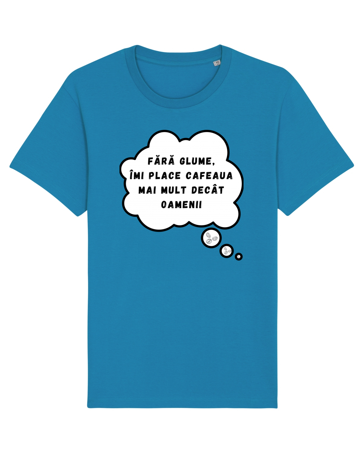 Tricou mânecă scurtă Unisex Rocker Azur