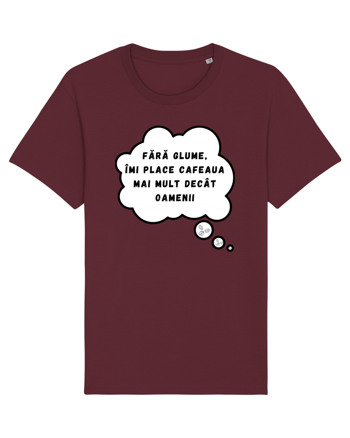 Tricou mânecă scurtă Unisex Rocker Burgundy