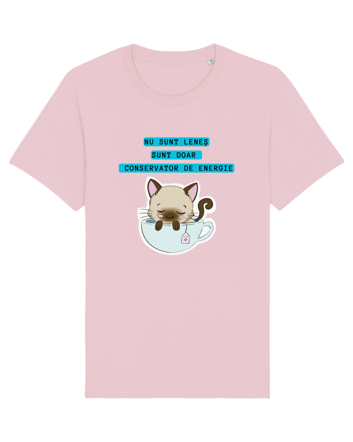 Tricou mânecă scurtă Unisex Rocker Cotton Pink