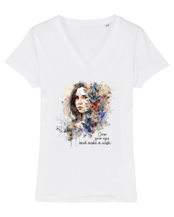 pentru femei moderne - Close your eyes and make a wish White