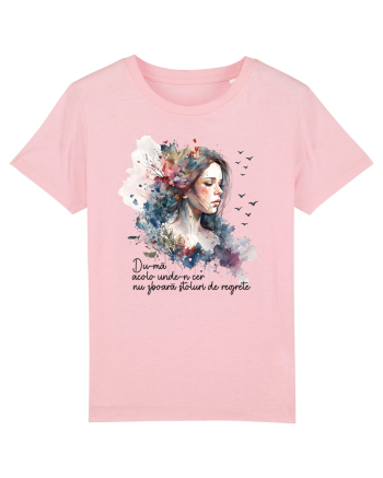 pentru femei moderne - Du-mă acolo unde-n cer nu zboară stoluri de regrete Cotton Pink