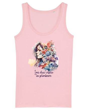 pentru femei moderne - Imi duc visele la plimbare Cotton Pink