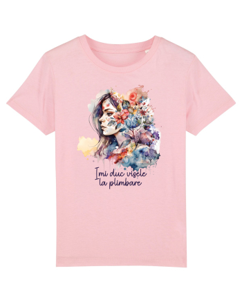 pentru femei moderne - Imi duc visele la plimbare Cotton Pink