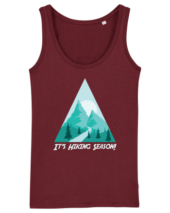 It's Hiking Season Burgundy