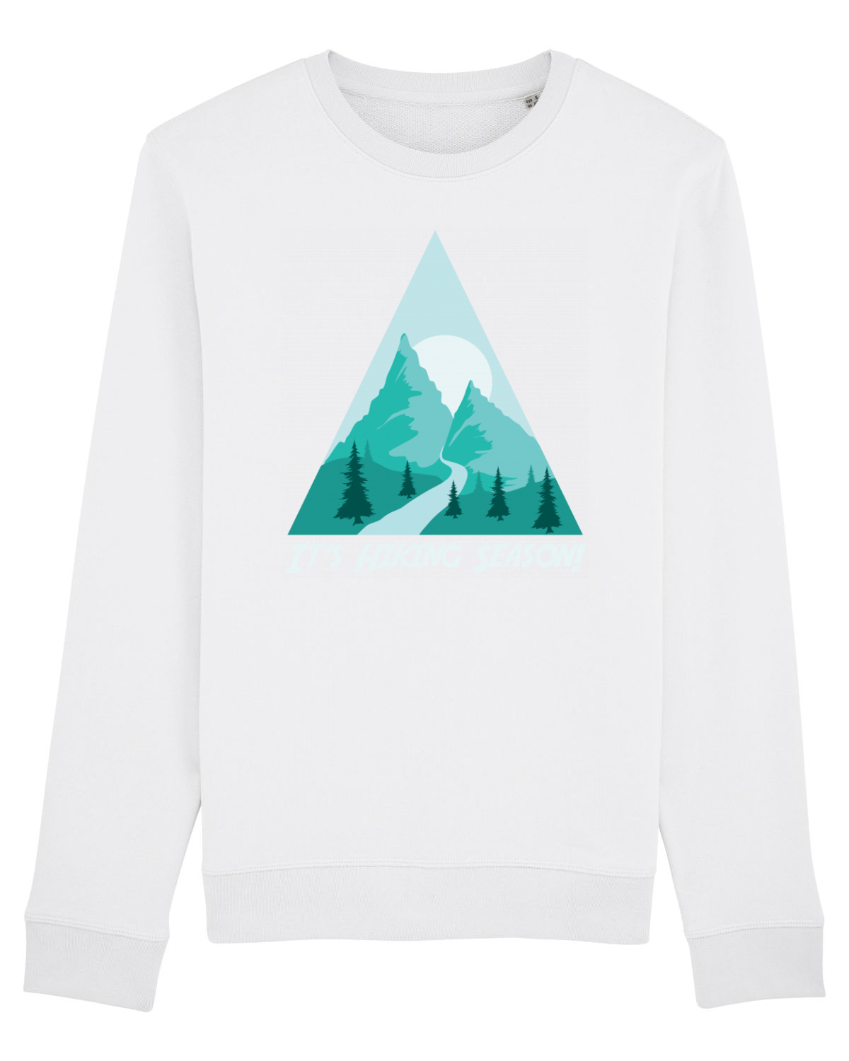 Bluză mânecă lungă Unisex Rise White