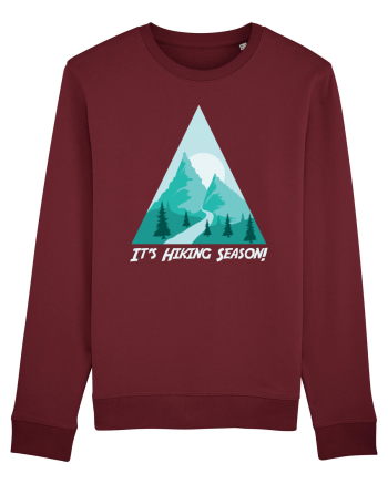 It's Hiking Season Burgundy