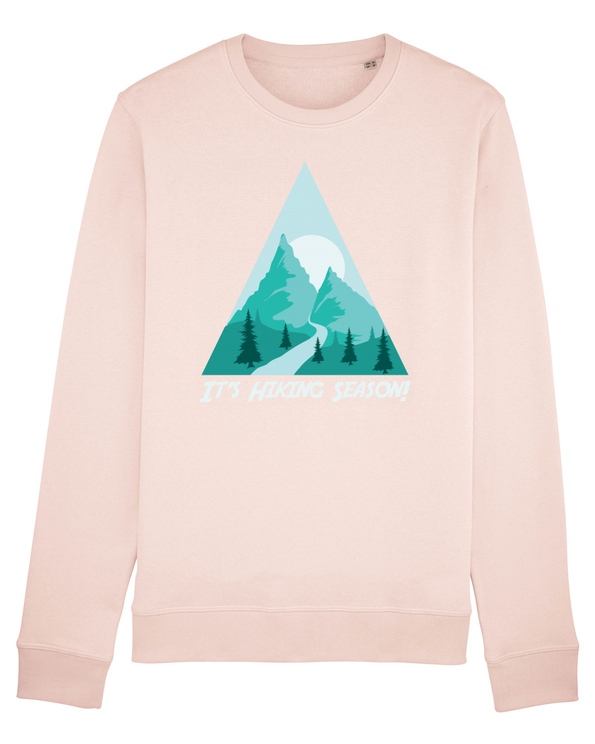 Bluză mânecă lungă Unisex Rise Candy Pink