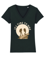 It's Time to Hike Tricou mânecă scurtă guler V Damă Evoker