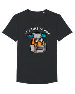 It's Time to Hike Backpack Tricou mânecă scurtă guler larg Bărbat Skater
