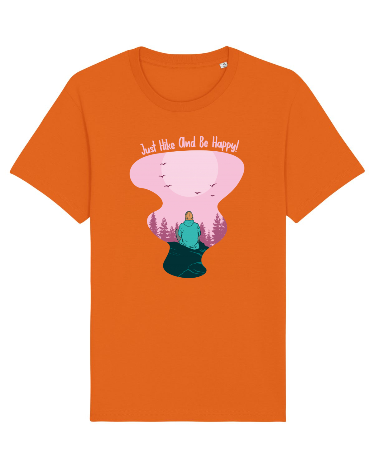Tricou mânecă scurtă Unisex Rocker Bright Orange