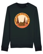 Keep Calm and Camp On Bluză mânecă lungă Unisex Rise