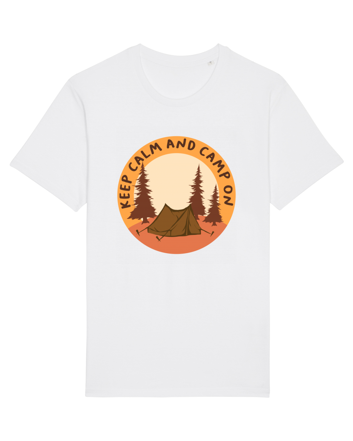 Tricou mânecă scurtă Unisex Rocker White