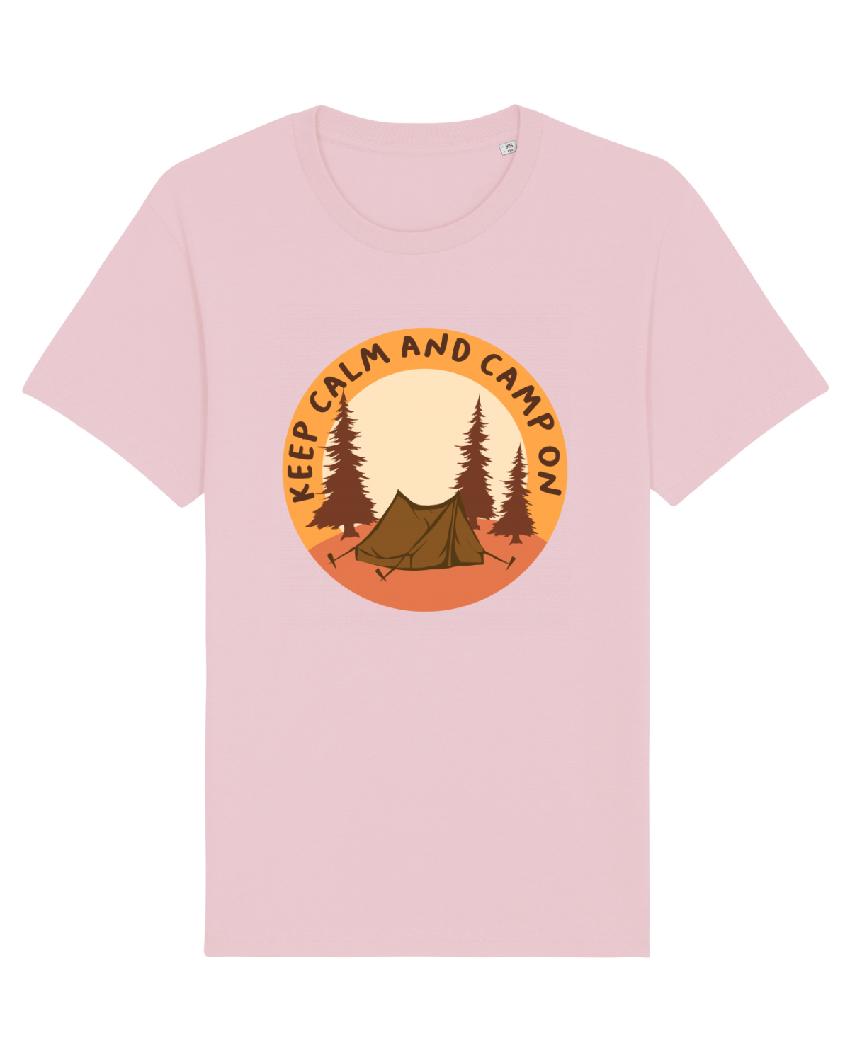 Tricou mânecă scurtă Unisex Rocker Cotton Pink