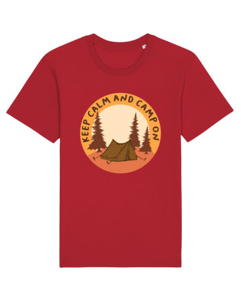 Keep Calm and Camp On Red
