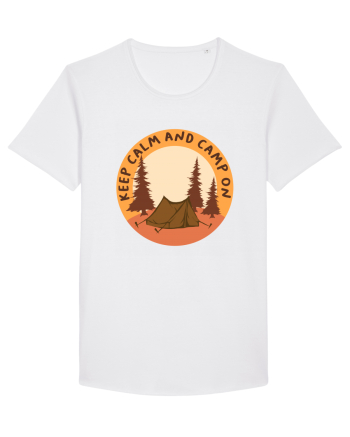 Keep Calm and Camp On White