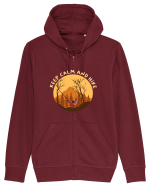 Keep Calm and Hike Hanorac cu fermoar Unisex Connector