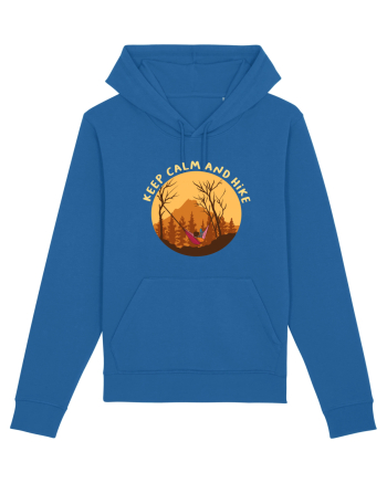Keep Calm and Hike Royal Blue