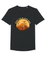 Keep Calm and Hike Tricou mânecă scurtă guler larg Bărbat Skater