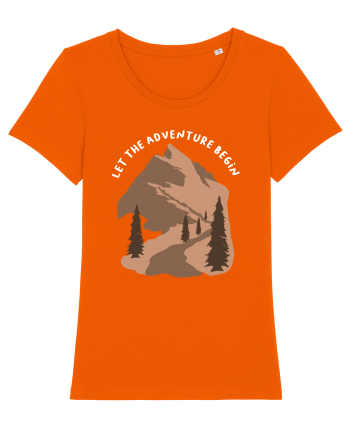 Let the Adventure Begin Bright Orange