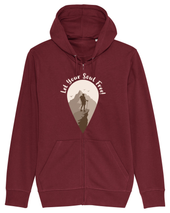 Let Your Soul Free! Burgundy