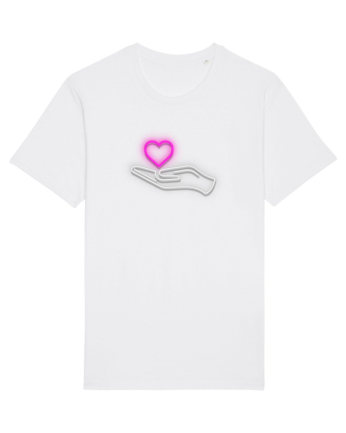 Tricou mânecă scurtă Unisex Rocker White